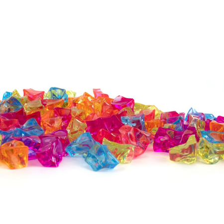 Set de 150 piese translucide pentru numarare si sortare, 3 ani+, Miniland 728647