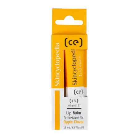 Balsam de buze pentru ingrijire intensiva cu 1% Vitamina C, Apple, 10 ml, Skincyclopedia