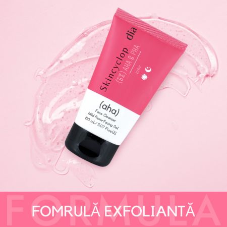 Gel de curatare faciala 5% AHA&PHA, 150 ml, Skincyclopedia 728725