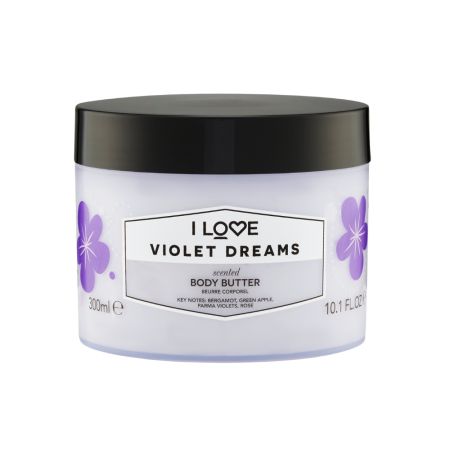 Unt de corp Violet Dreams Signature, 330 ml, I Love