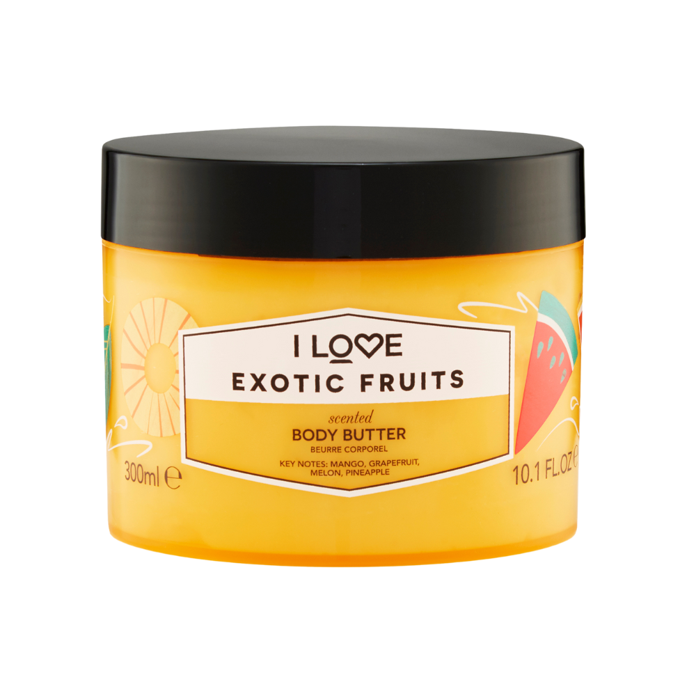 Unt de corp Exotic Fruits Signature, 330 ml, I Love