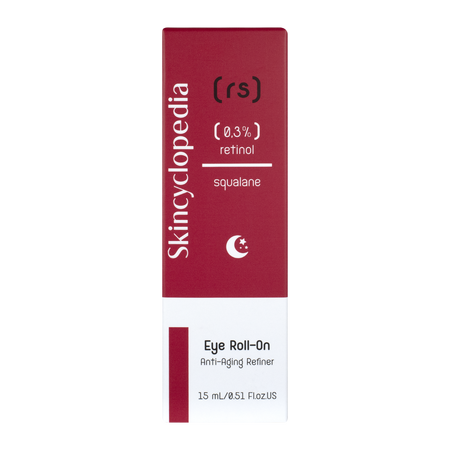Roll-on impotriva ridurilor cu Retinol si Squalane, 15 ml, Skincyclopedia 728731