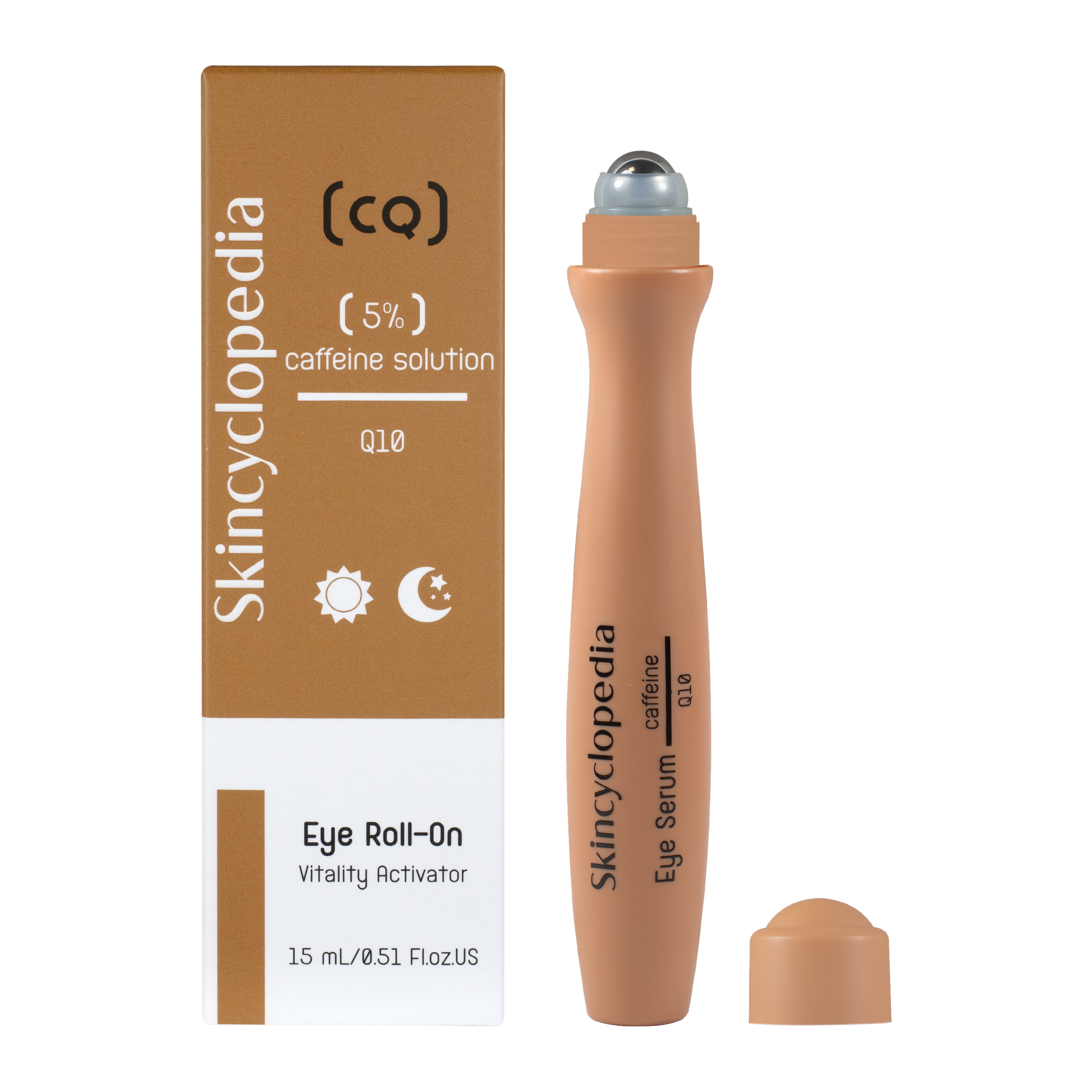 Roll-on cu cafeina si Q10, 15 ml, Skincyclopedia
