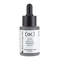 Serum facial exfoliant cu Carbune si Complex 5% AHA + PHA, 30 ml, Skincyclopedia