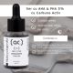Serum facial exfoliant cu Carbune si Complex 5% AHA + PHA, 30 ml, Skincyclopedia 728753