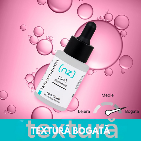 Serum de fata Niacinamida 10% + Zinc 1% NZ, 30 ml, Skincyclopedia 728773