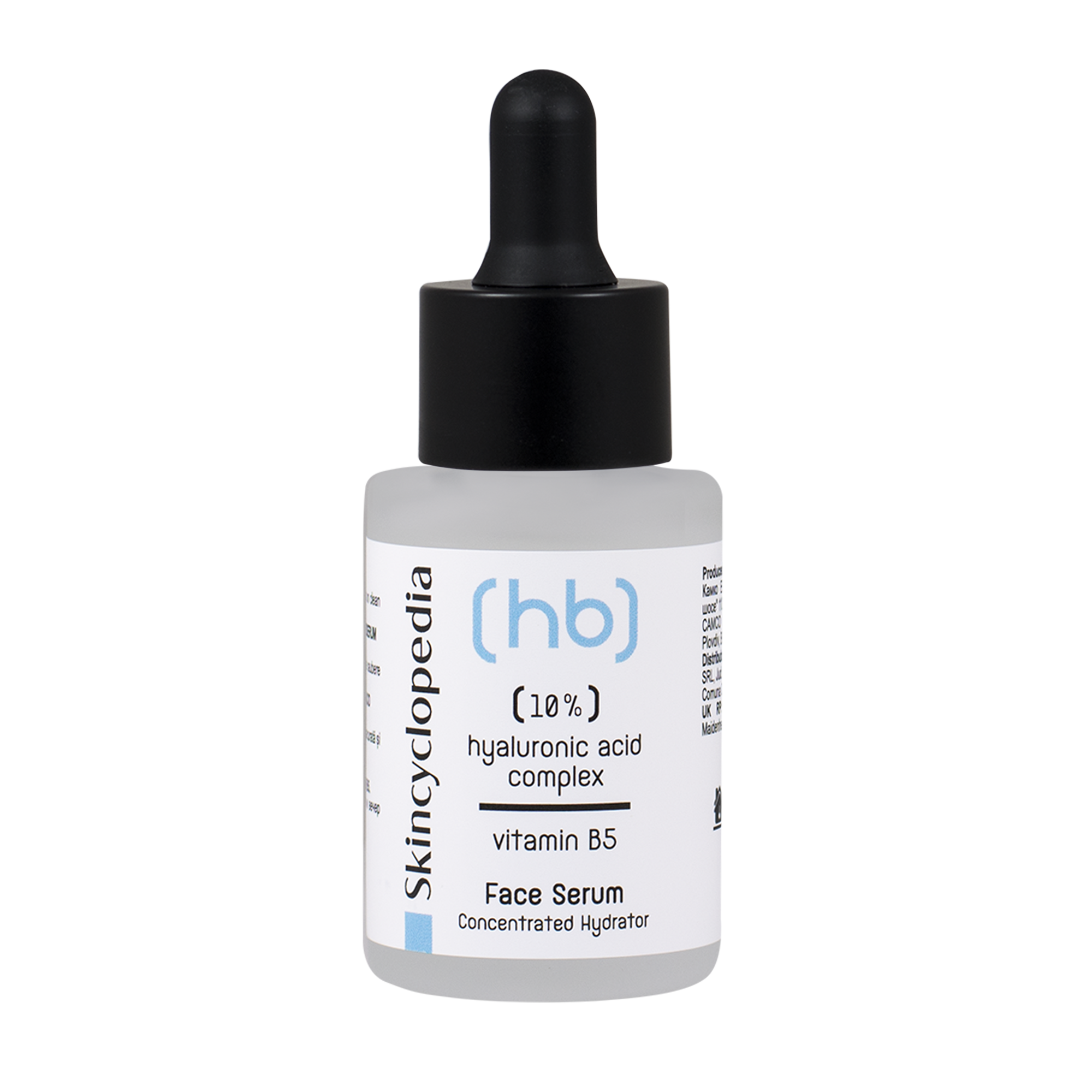 Serum de fata cu 10% Acid Hialuronic si Vitamina B5, 30 ml, Skincyclopedia