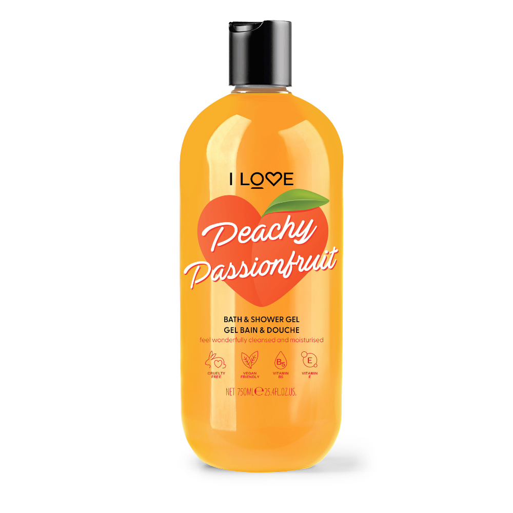 Gel de dus Peachy Passionfruit, 750 ml, I Love