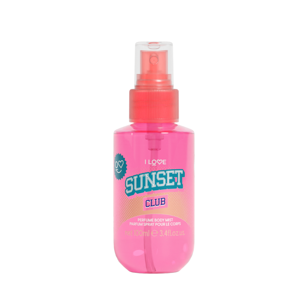 Spray de corp Sunset Club, 100 ml, I Love