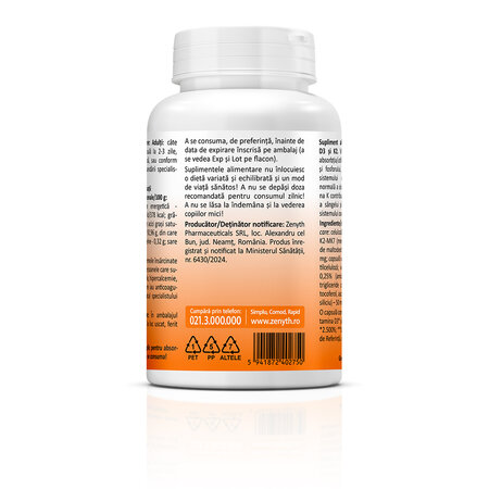 Vitamina D3+K2 Forte, 120 capsule, Zenyth 771739