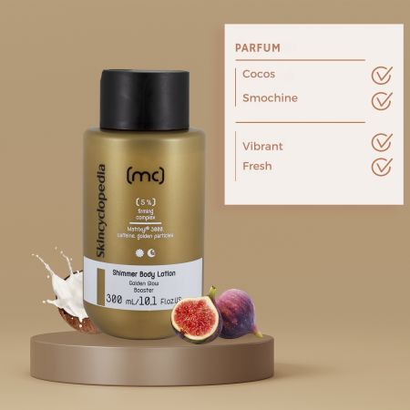 Lotiune de corp Shimmer 5% Complex de Fermitate, 300 ml, Skincyclopedia 728886