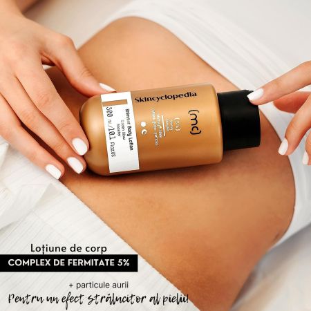 Lotiune de corp Shimmer 5% Complex de Fermitate, 300 ml, Skincyclopedia 728884
