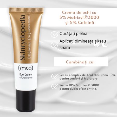 Crema de ochi antirid cu  5% Matrixyl 3000, 30 ml, Skincyclopedia 728889