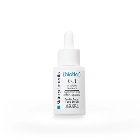 Ser facial hidratant cu probiotice, acid hialuronic, ectoina si squalene Biotics, 30 ml, Skincyclopedia 758159