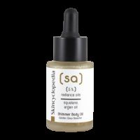 Ulei de corp iluminator 5 uleiuri nutritive si particule fine aurii, 30 ml, Skincyclopedia