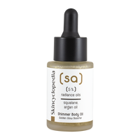 Ulei de corp iluminator 5 uleiuri nutritive si particule fine aurii, 30 ml, Skincyclopedia