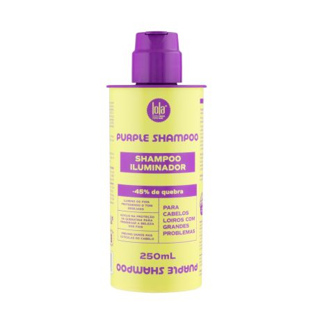 Sampon cu pigment violet pentru par blond Purple, 250 ml, Lola Cosmetics
