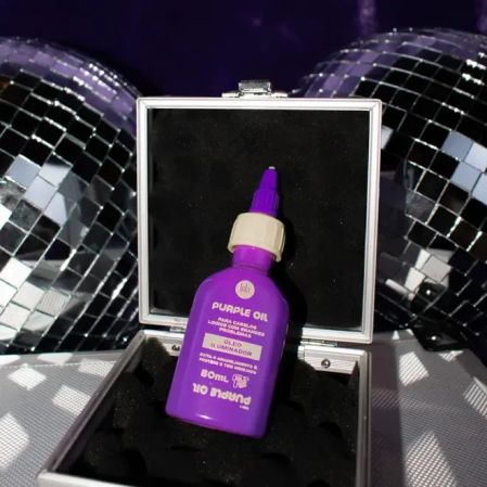 Ulei cu pigment violet pentru par blond Purple, 50 ml, Lola Cosmetics 728928