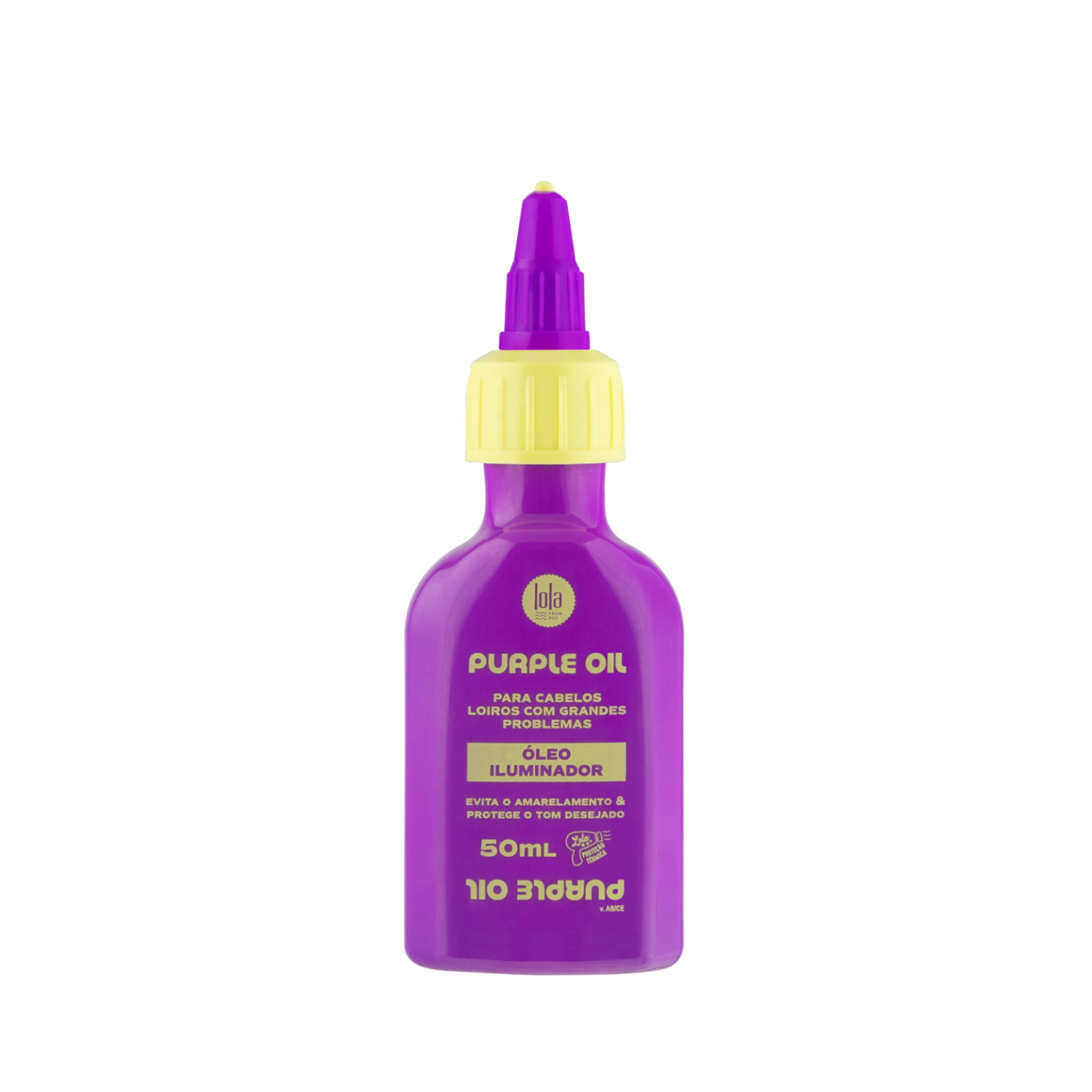 Ulei cu pigment violet pentru par blond Purple, 50 ml, Lola Cosmetics