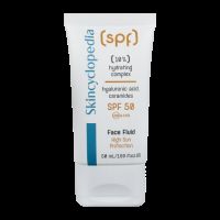 Fluid cu protectie solara SPF 50 pentru ten, cu acid hialuronic si ceramide, 50 ml, Skincyclopedia