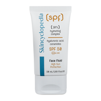 Fluid cu protectie solara SPF 50 pentru ten, cu acid hialuronic si ceramide, 50 ml, Skincyclopedia