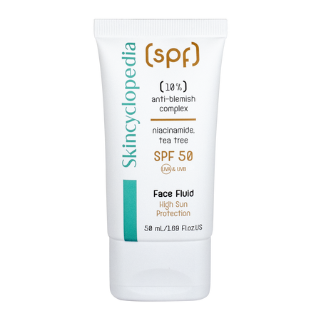 Crema de fata cu SPF 50 pentru tenul cu imperfectiuni, 50 ml, Skincyclopedia
