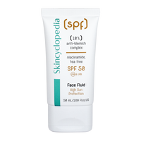 Fluid cu protectie solara SPF 50 pentru ten, cu niacinamide si ulei de arbore de ceai, 50 ml, Skincyclopedia