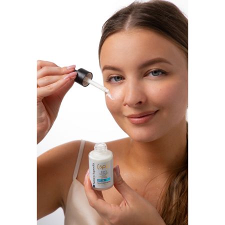 Crema-serum hidratanta SPF 50 cu Acid Hialuronic si Vitamina B5, 30 ml, Skincyclopedia 728945