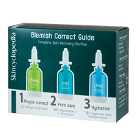 Set seruri pentru tenul cu imperfectiuni, Blemish Guide, 3x15 ml, Skincyclopedia