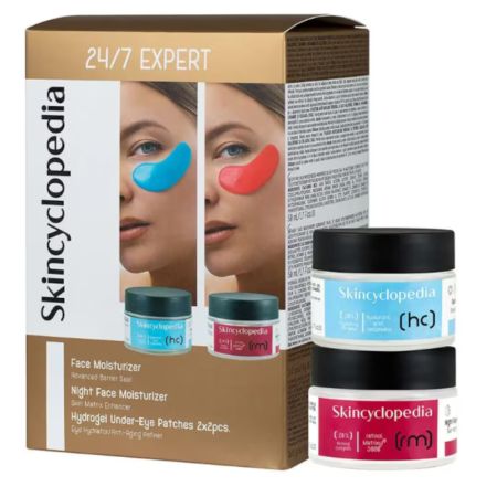 Set ingrijire completa pentru hidratare si fermitate, 24/7 Expert, 4 bucati, Skincyclopedia
