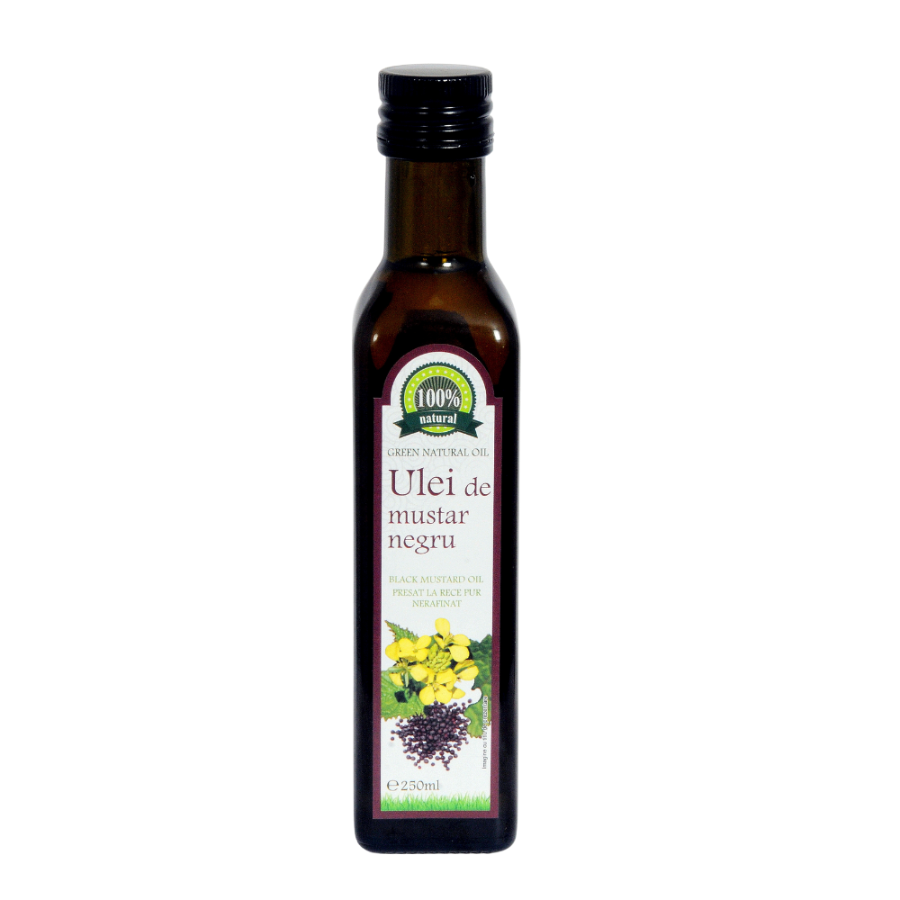 Ulei din mustar negru, 250 ml, Green Natural Oil
