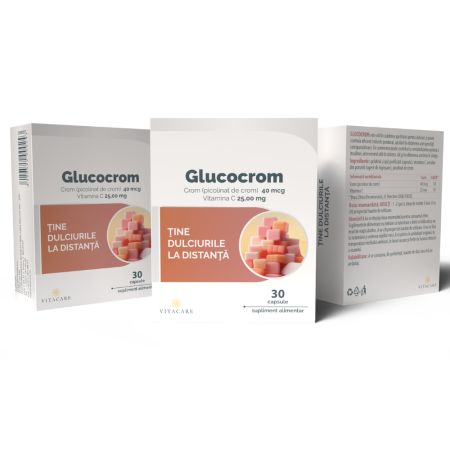 Glucocrom, 30 capsule, Vitacare 729041