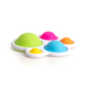Jucarie senzoriala cu bule din silicon Dimpl, +10 luni, Fat Brain 729060