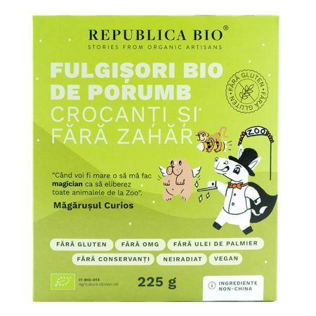 Fulgişori bio crocanţi de porumb