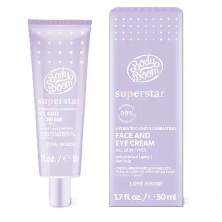 Crema hidratanta si iluminatoare pentru fata si ochi Superstar, 50 ml, BodyBoom
