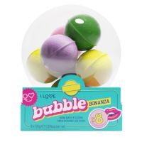 Set bombe efervescente pentru baie Bubble Bonanza, 8 bucati, I Love
