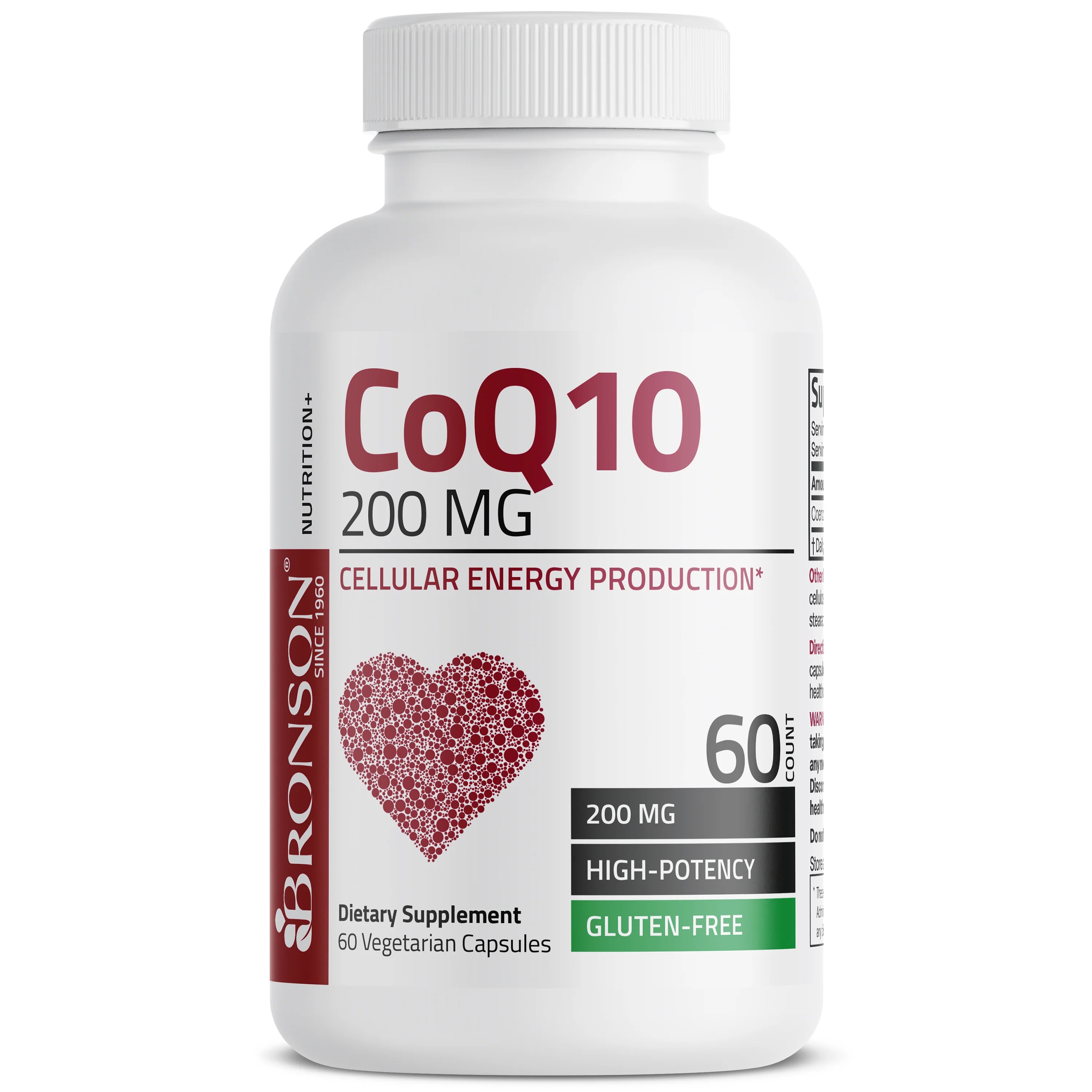 Coenzima Q10, 200 mg, 60 capsule, Bronson Laboratories