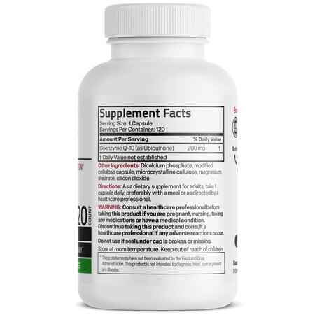 Coenzima Q10, 200 mg, 60 capsule, Bronson Laboratories 729185