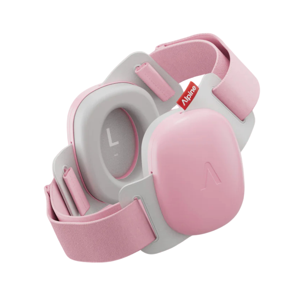 Casti antifonice pentru bebelusi Muffy Baby, Rose Pink, + 0 luni, 1 bucata, Alpine