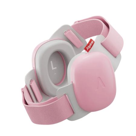 Casti antifonice pentru bebelusi Muffy Baby, Rose Pink, 1 bucata, Alpine