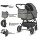 Carucior modular 2in1 Serry, Moss Green, Coccolle 729261
