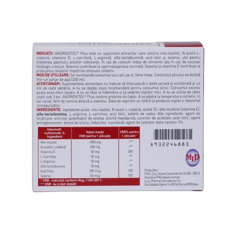 Andrositol Plus, 14 plicuri, Lo Li Pharma 729309