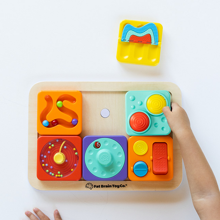 Tabla de activitati senzoriale, Play Tab Essential, +12 luni, Fat Brain 729344