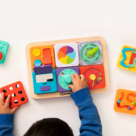 Tabla de activitati senzoriale, Play Tab Essential, +12 luni, Fat Brain 729340