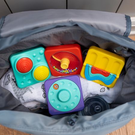 Tabla de activitati senzoriale, Play Tab Essential, +12 luni, Fat Brain 729345