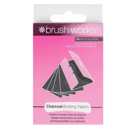 Foite matifiante cu carbune, 100 bucati, Brushworks