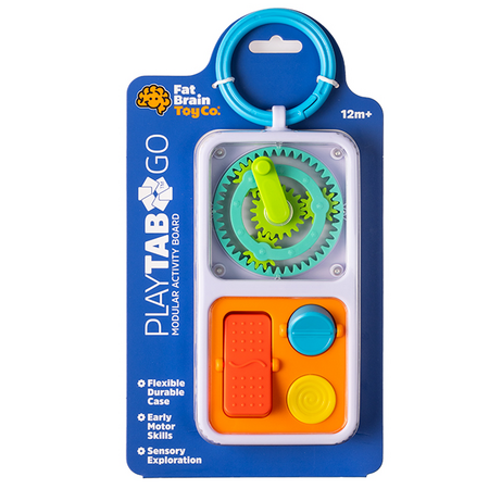 Tabla portabila de activitati senzoriale, Play tab on the go, +12 luni, Fat Brain 729385