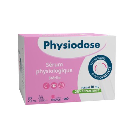 Ser fiziologic, 30 monodoze x 10 ml, Physiodose
