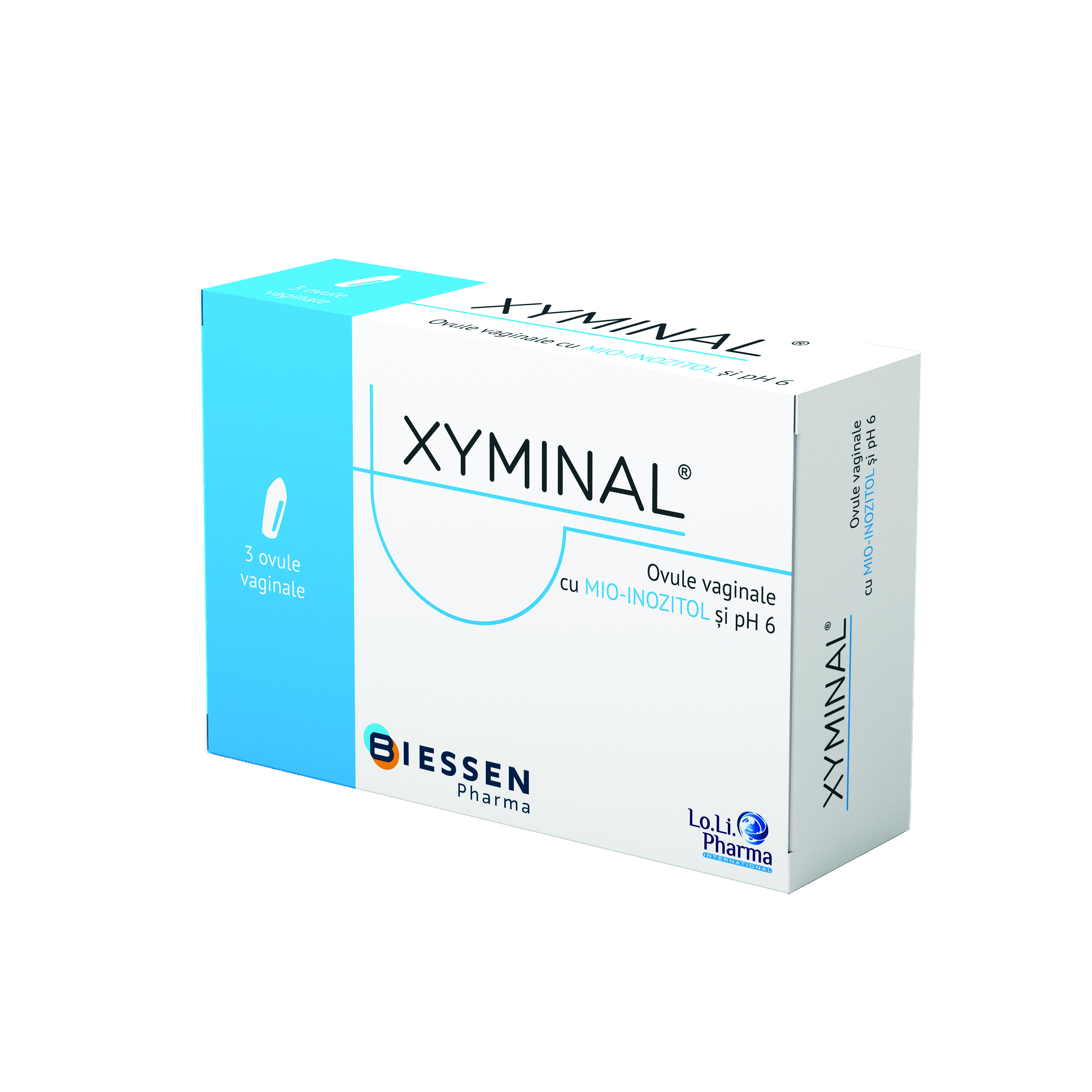 Ovule vaginale Xyminal, 3 ovule vaginale x 1 g, Biessen Pharma