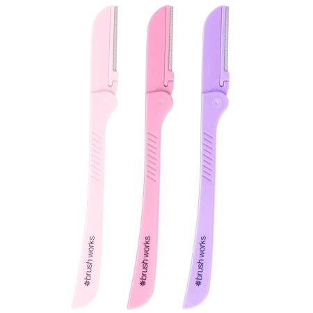 Kit Aparat de ras pentru sprancene, 3 bucati, Brushworks 729434
